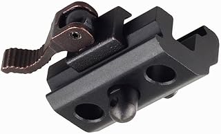 QD Quick Detach Cam Lock Bipod Sling Adapter Mount for Picatinny Weaver Rail 20mm Bipod or Sling Swivel Airsoft or Paintball - COODIO