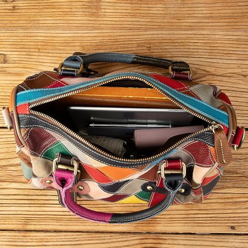 Bolso Tote de Cuero Genuino para Mujer miniatura 5