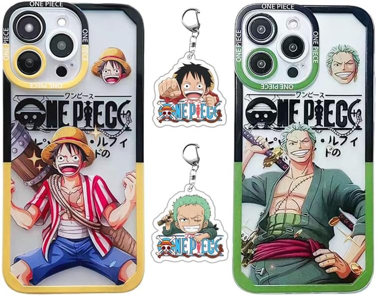 Miniatura 2 de Cool Japan - Funda de anime transparente de dibujos animados compatible con iPhone 12 Pro con patrón de silicona suave de TPU transparente con