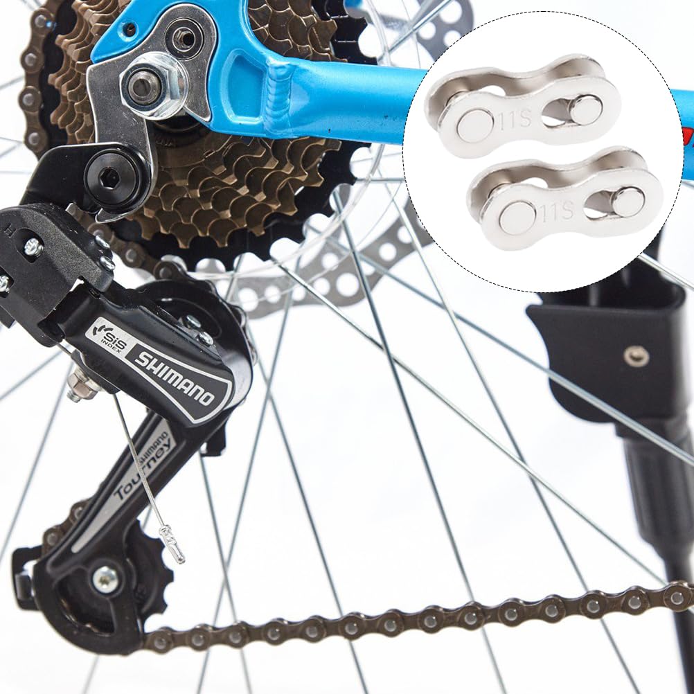 Maillon Rapide Chaîne Vélo 4-11 Vitesses - Acier, Réutilisable, Argent