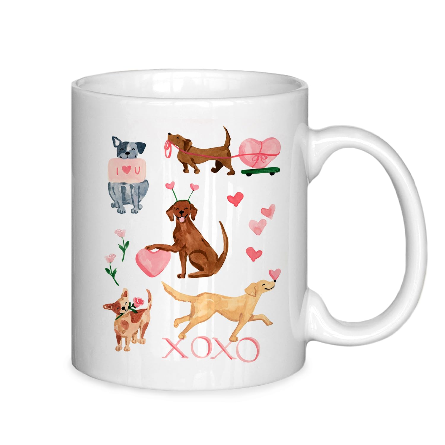 ignytiger Dog Coffee Mug for Daily Coffee and Tea,Dog Lovers Gifts for Women Men, Dog Mom Mug Gifts for Women 11 oz