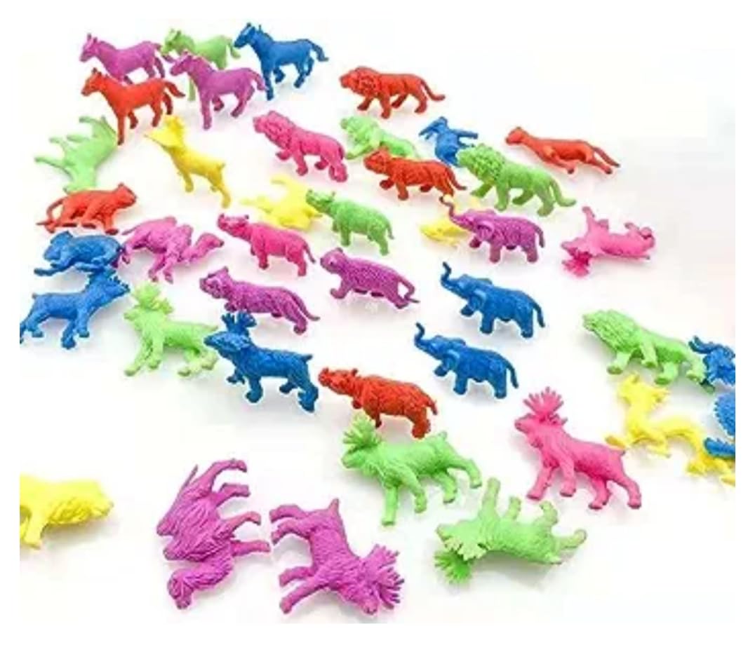 FULLFILLS Water Growing Creatures Big Size Multicolour Multiple Animal Design (30 pcs)