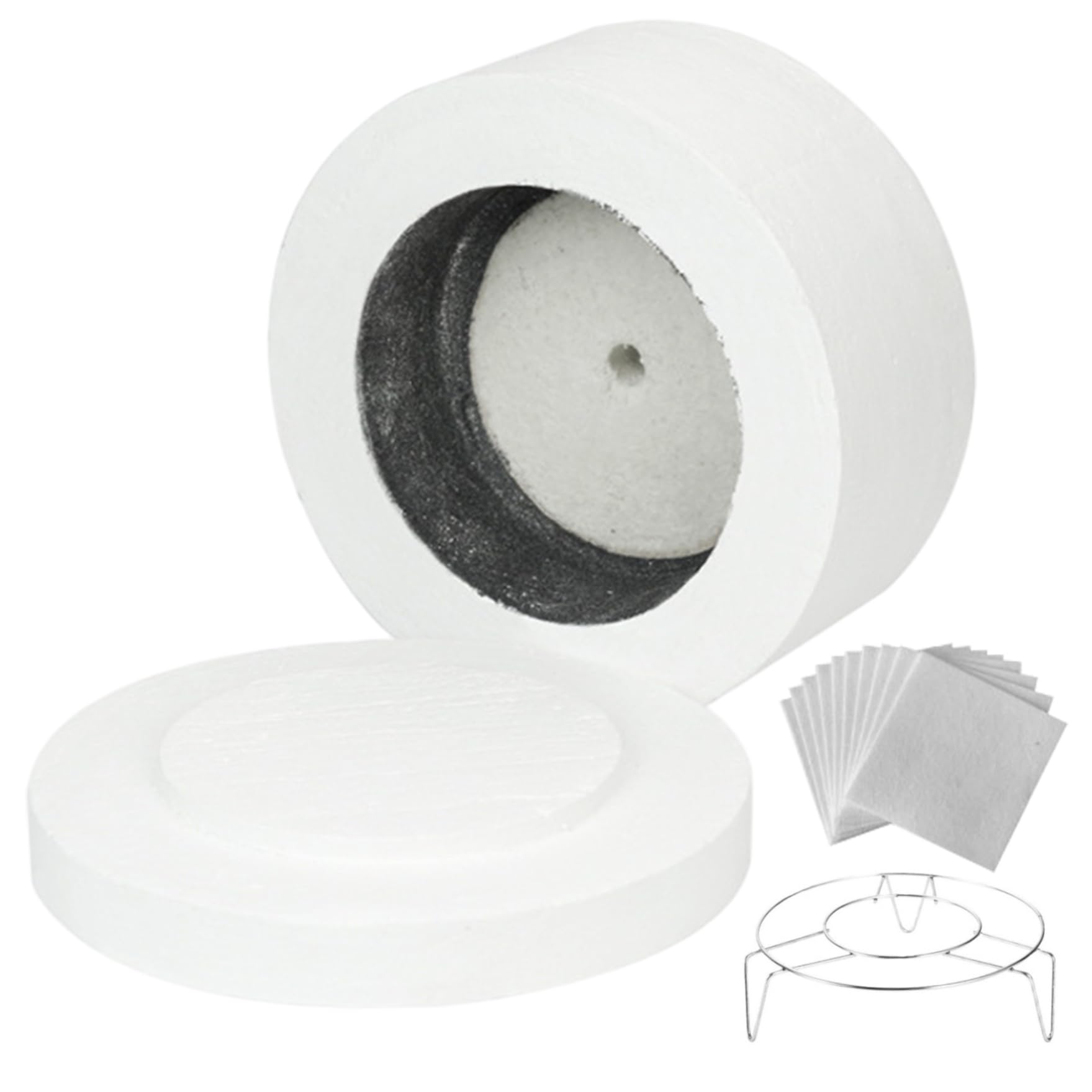 Horno de microondas con láminas, 22 piezas/juego de mini horno para cerámica, fusión de vidrio y joyería DIY/7, 7 × 4, 3 pulgadas