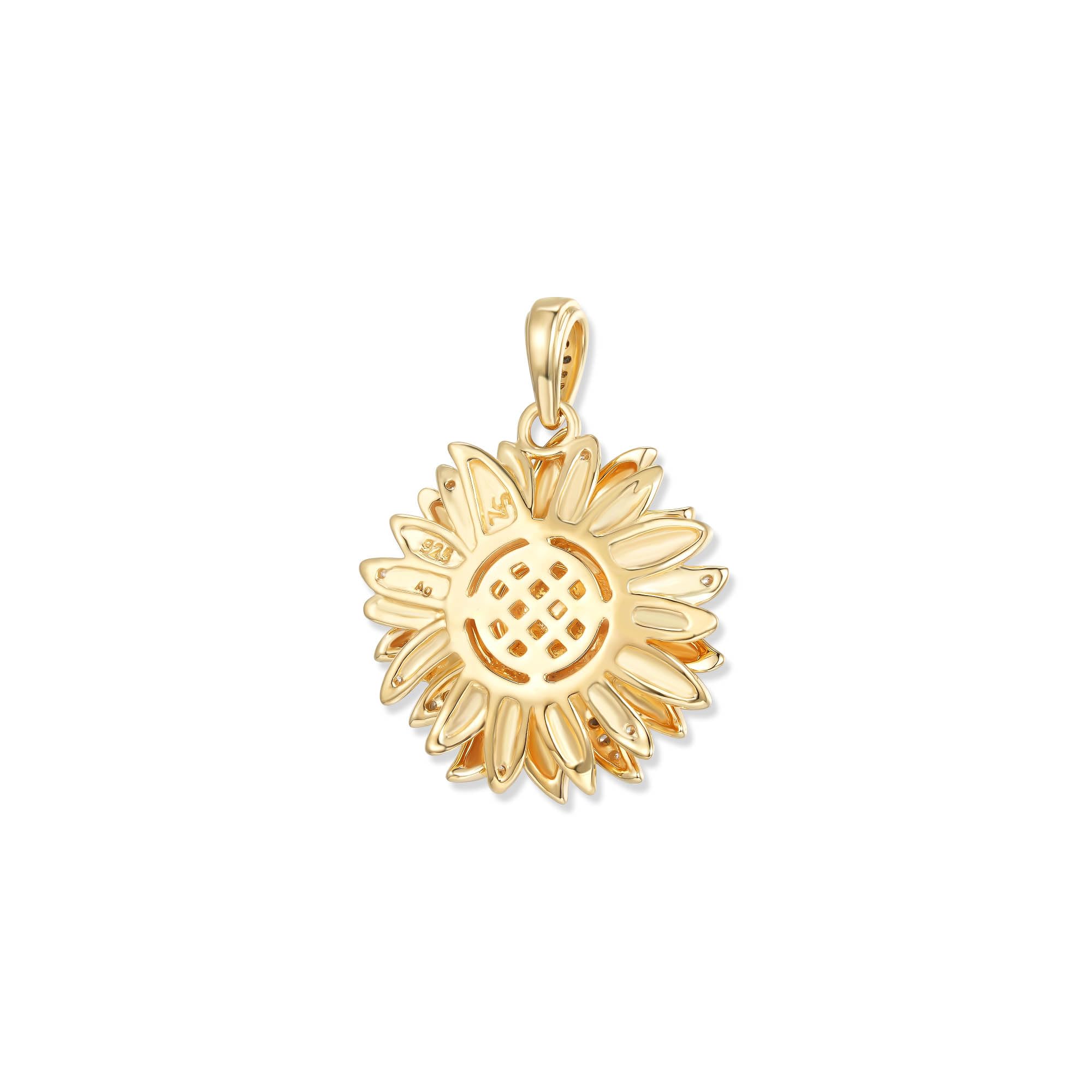 Seinerzeit Ciondolo girasole Solana color oro SZA-3960-432