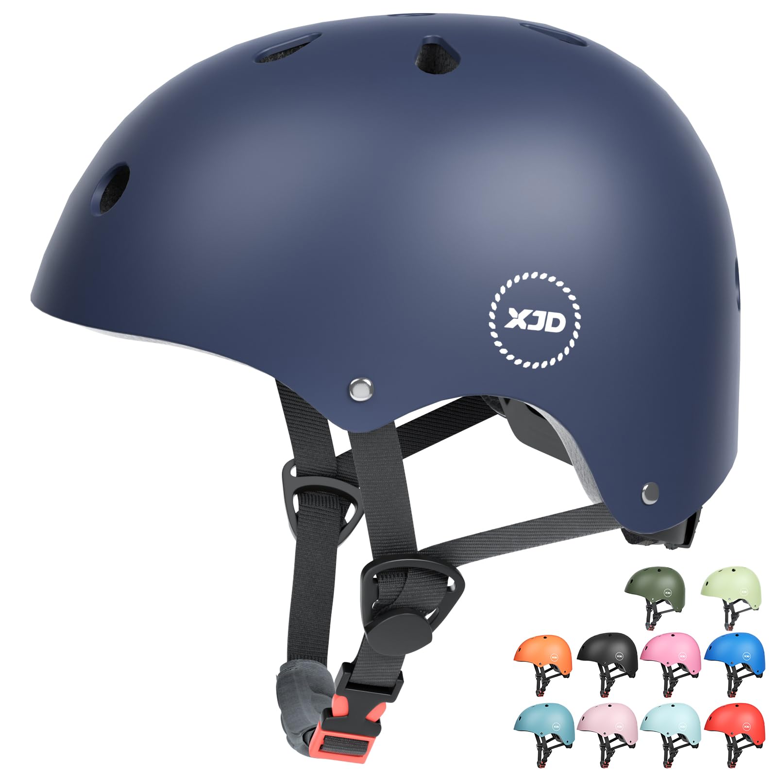 XJD Fahrradhelm für Kinder, Verstellbare Kinderhelm Skaterhelm Kinder Helm für Fahrrad Skateboard Scooter Roller Kinderfahrradhelm für 3-13 Alt Mädchen und Jungen