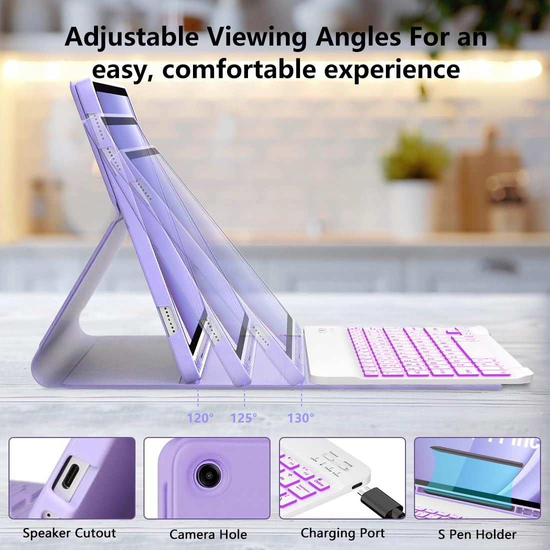 Custodia Tastiera Samsung Galaxy Tab A9 Plus 5G 11