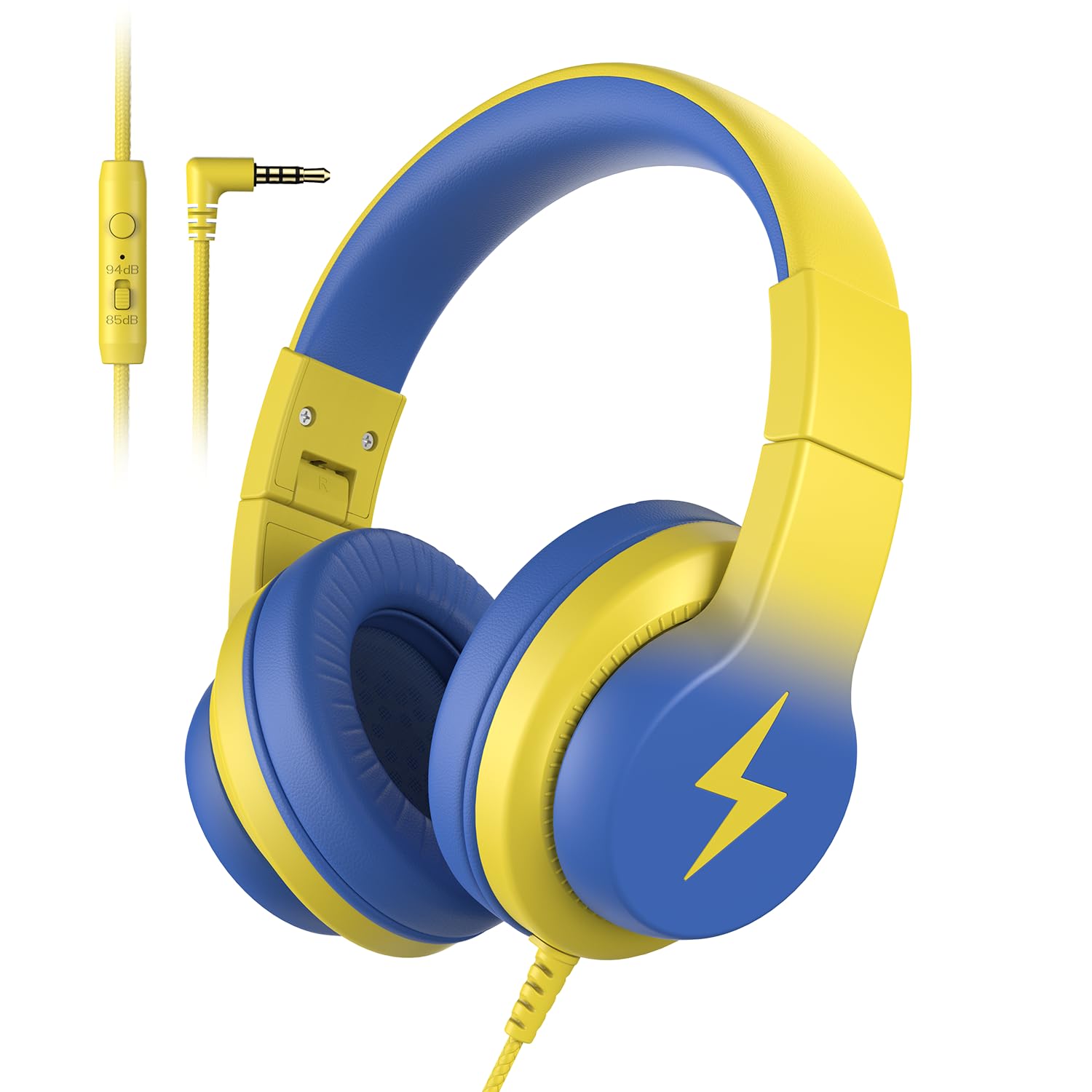 Candy Bila Wired Kids Headphones for School, Over-Ear for Boys Girls