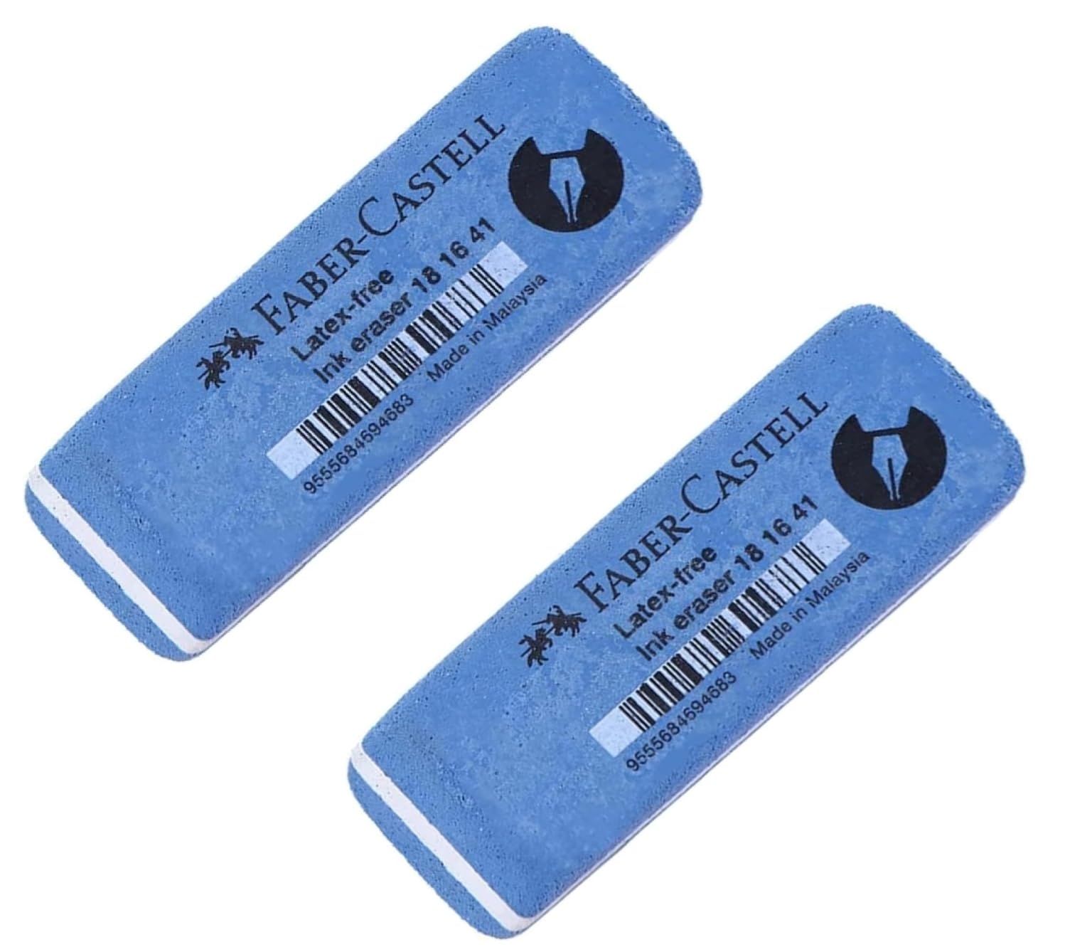 2Pcs Frosted Eraser Pen-Style Erasers Students Correction Fountain Gel Pen Erasers Stationery Office Supplies Sand Eraser