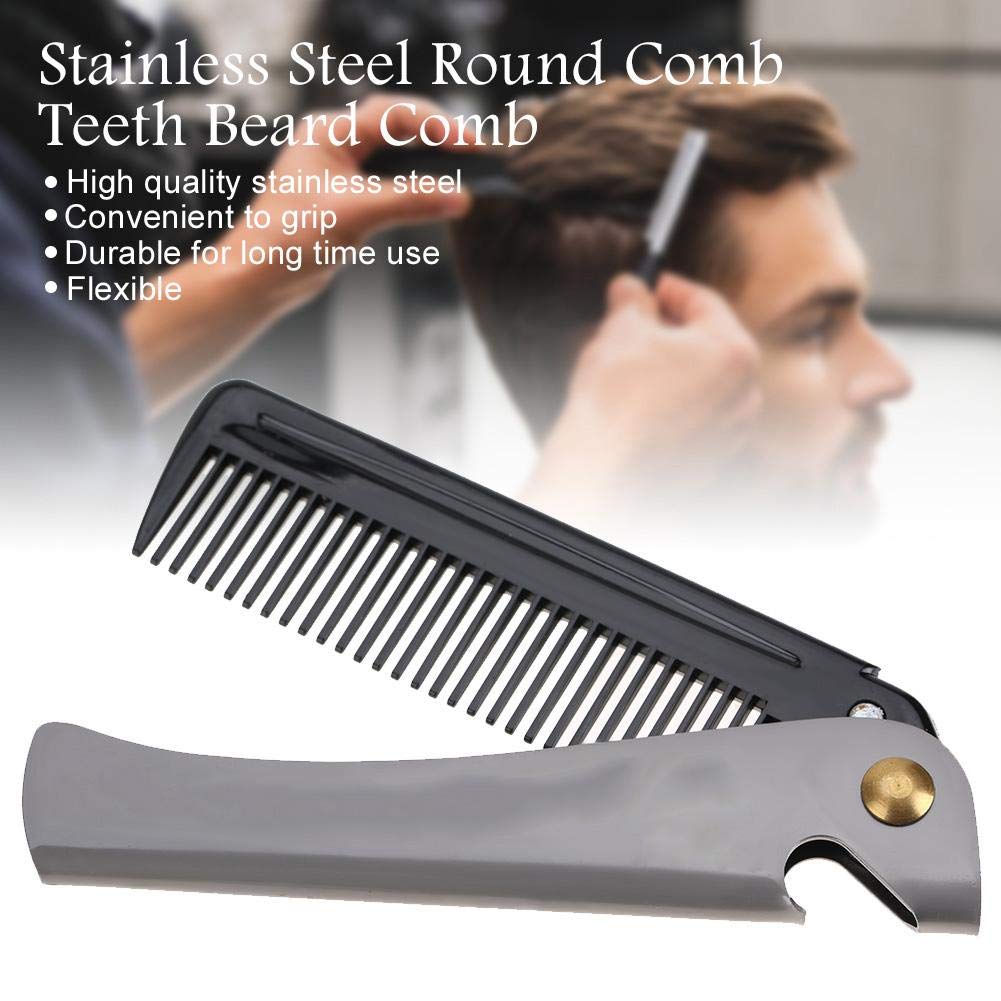 Resafy Stainless Steel Hair Comb, Anti-static,Fine-tooth - View #14