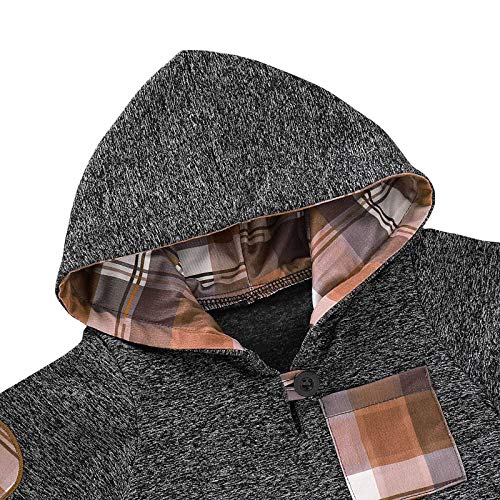 AmzBarley Baby Boy Clothes Plaid Long Sleeve Hoodie Tops Sweatsuit Pants Clothes Winter Outfit Set - Image 4