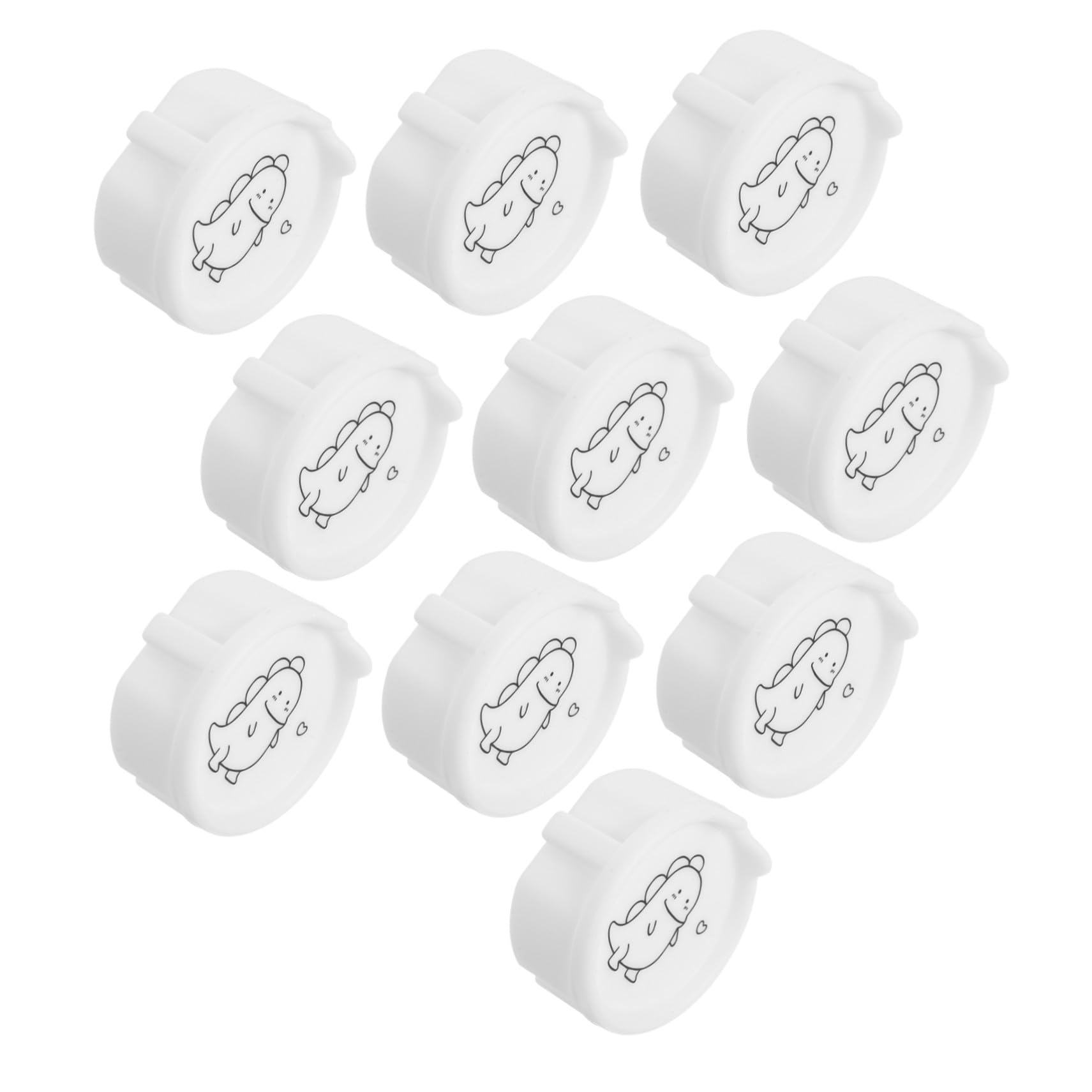TEHAUX 50 Pezzi Copripresa Sicurezza Protezione Prese Elettriche Facile Installazione Design Europeo Bianco