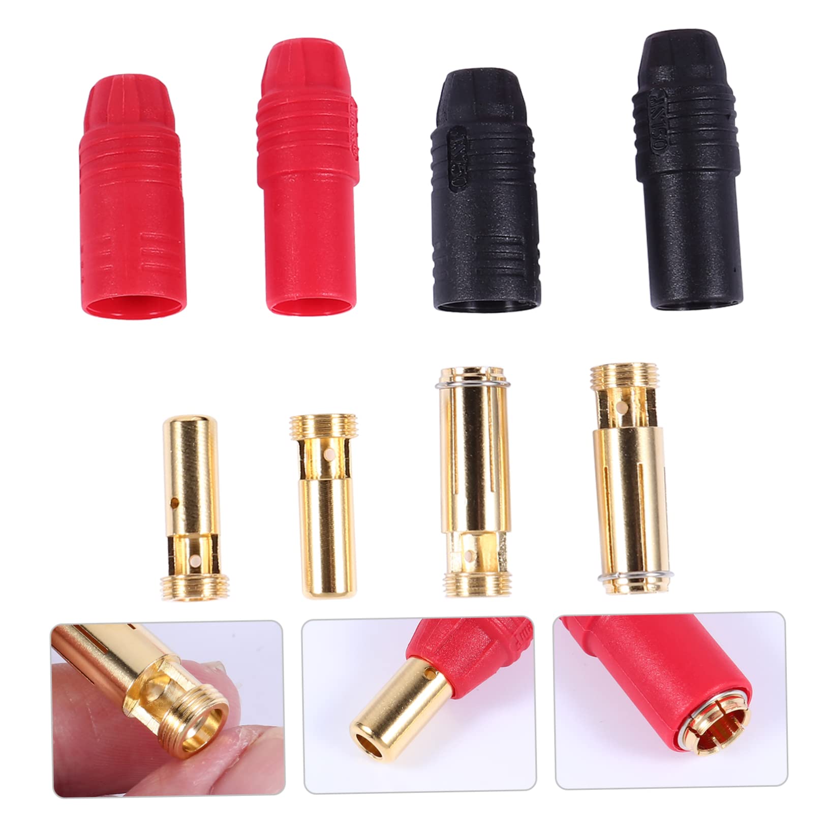 SOLUSTRE 8piezas Spark Para Baterías Lipo Macho y Hembra De Juego De Hembras Machos Para Aeromodelismo y Vehículos Rc