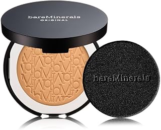 Original Pressed Powder Foundation Mineral SPF 15 – Talc-Free, Luminous Finish, Buildable Coverage, Vegan, Clean Beauty