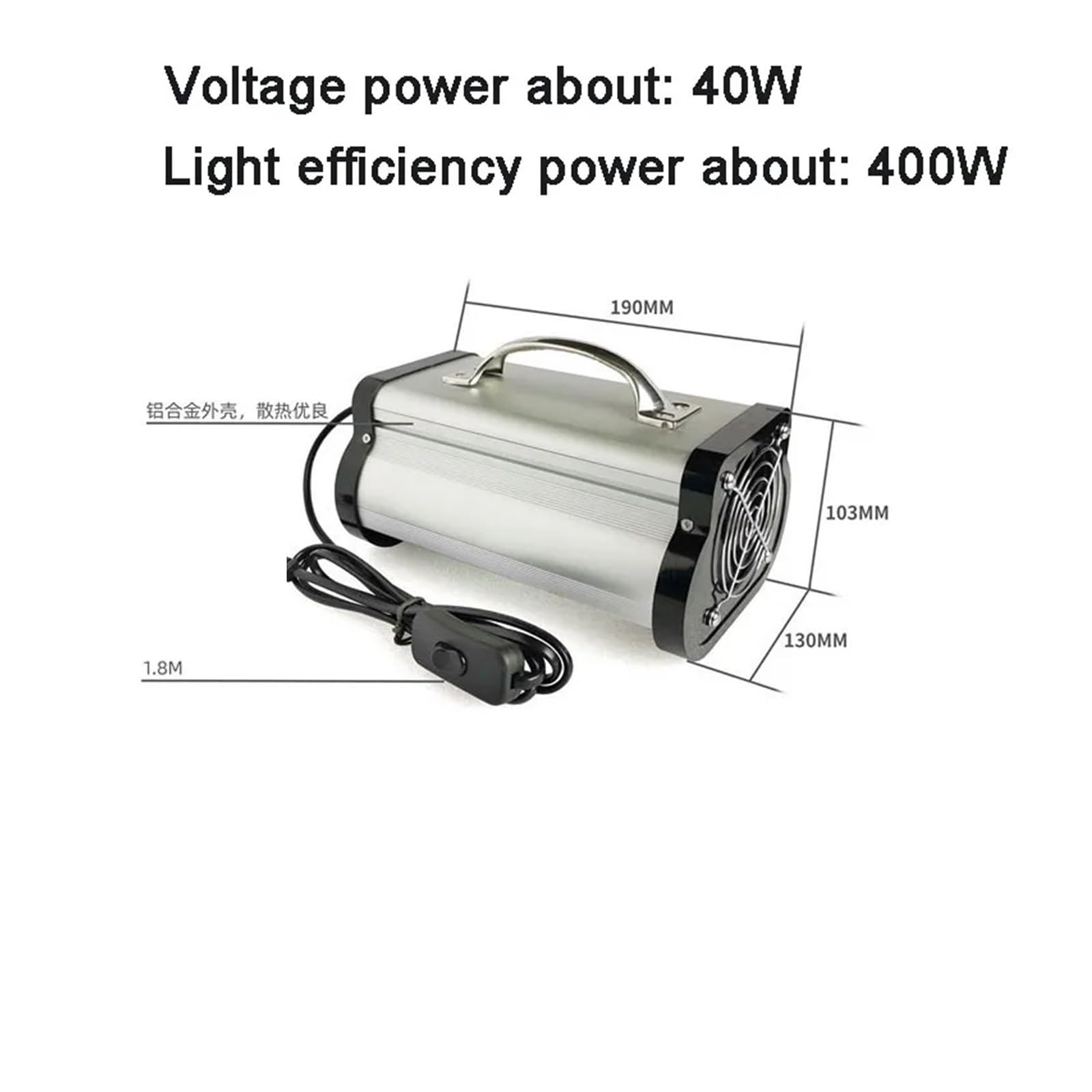 Klej kryształowy LED UV Specjalna lampa utwardzająca UV Klej żywiczny UV Lampa do paznokci do utwardzania żywicy światłoczułej, utwardzania DIY i utwardzania części 3D(385NM)