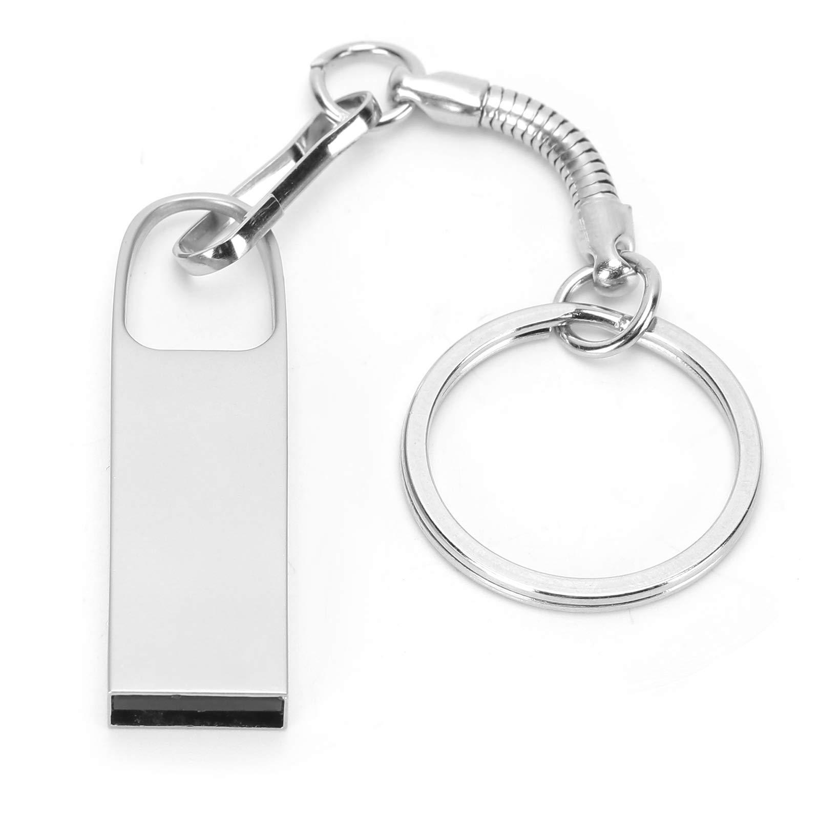 Metal U Disk, Multi‑Purpose Small USB Flash Drive, Plug and Play for Student Worker(128g)