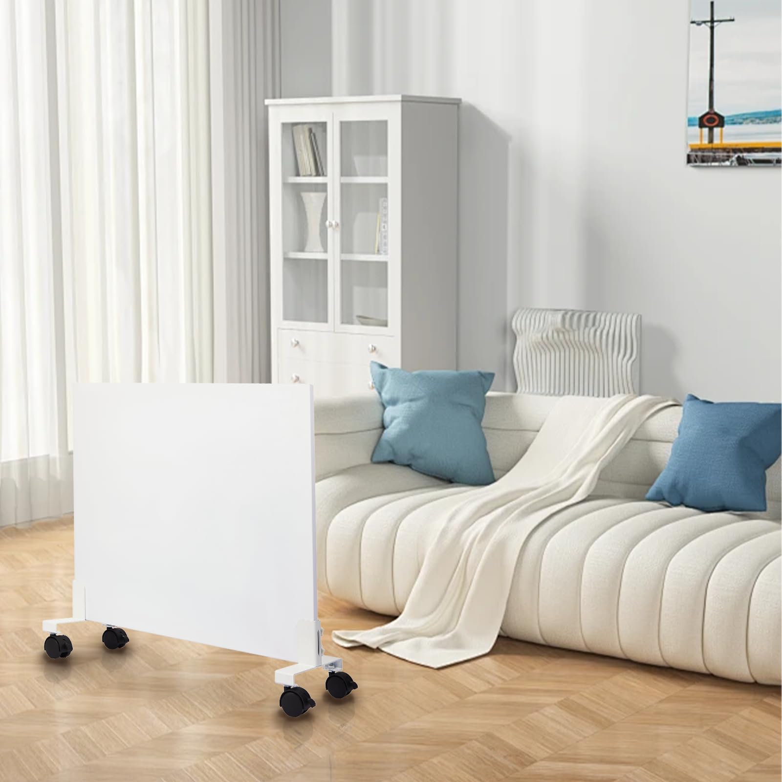 Piedini Per Riscaldamento A Infrarossi, Piccoli Piedini Adatti Per Piastre Riscaldanti, Faretti Piatti – Per Uso Autoportante, Riscaldamento Elettrico, Base In Alluminio (confezione Da 2 - Foto 3