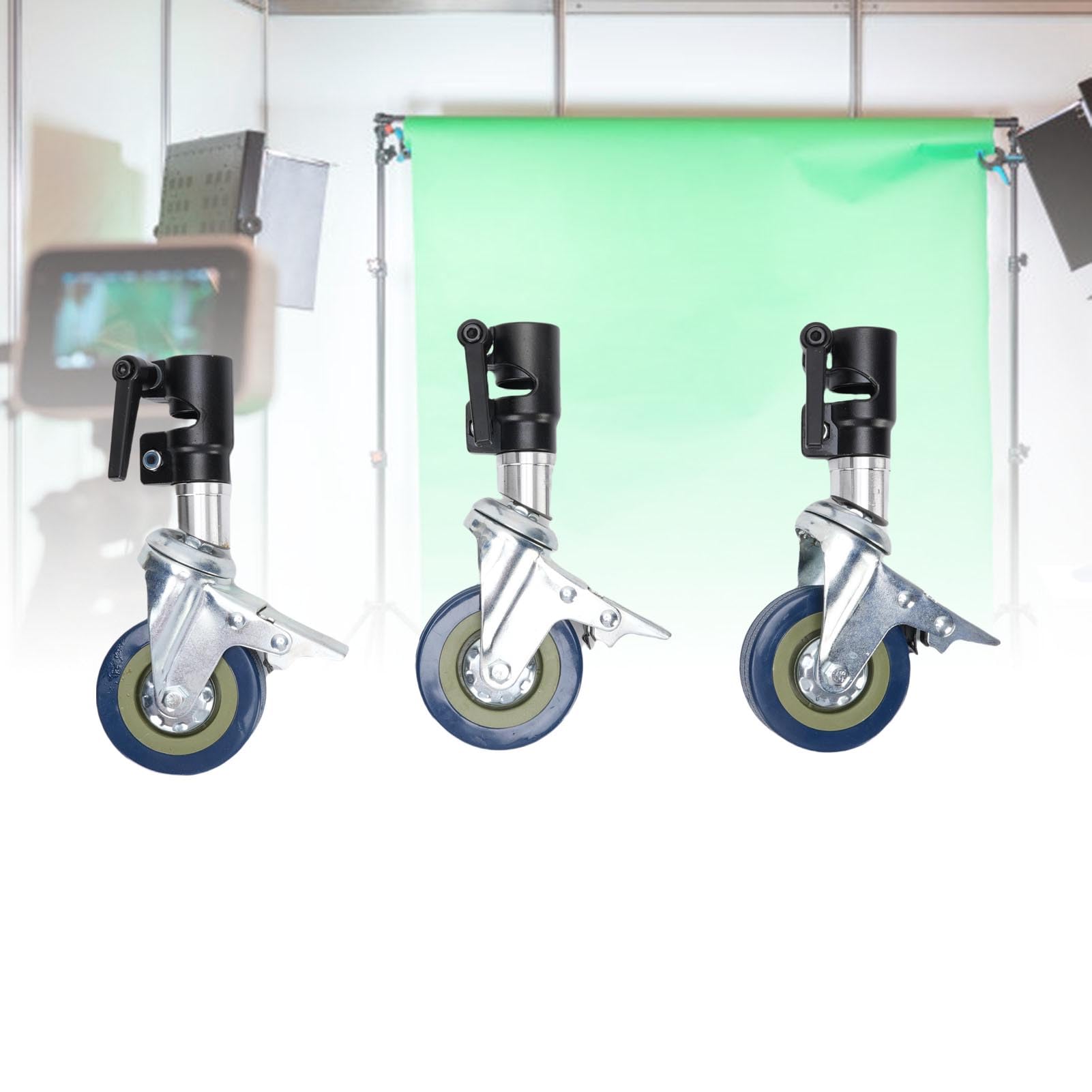 Luocute Ruedas de Luz para Fotografía con Bloqueo de Freno, Ruedas