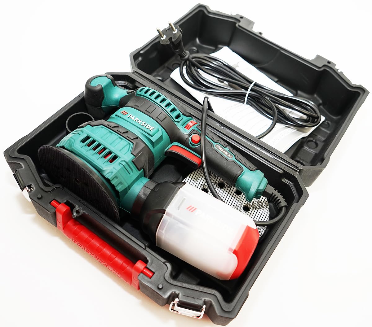 Parkside® Levigatrice Orbitale PEXS 480 A1, 480 W, Smerigliatrice
