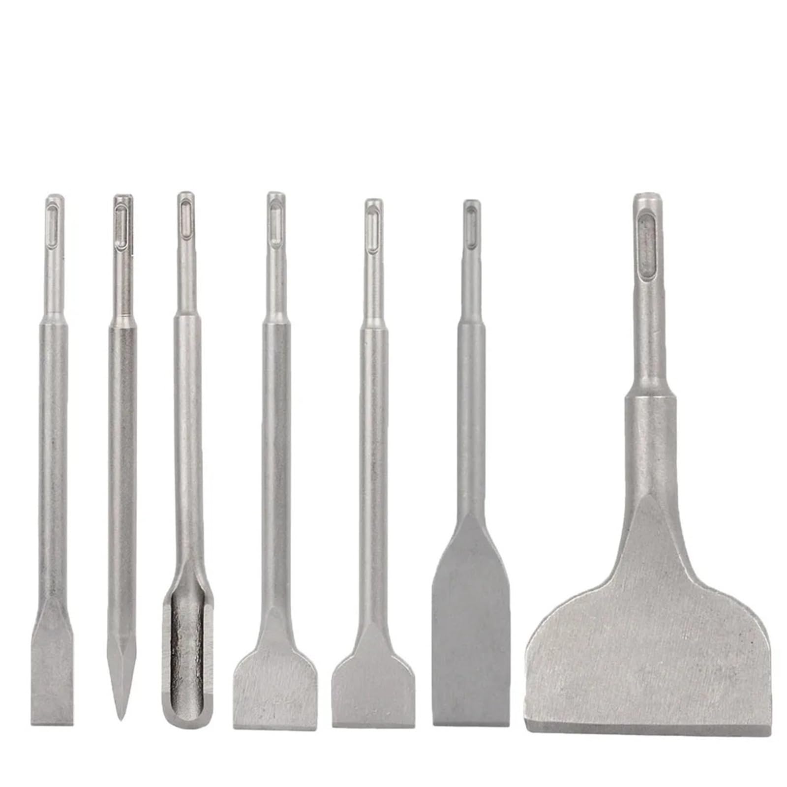 Pala for azulejos con vástago redondo SDS PLUS, martillo eléctrico, cincel for pared, broca de impacto for hormigón, 1 unidad(20X250 straight)