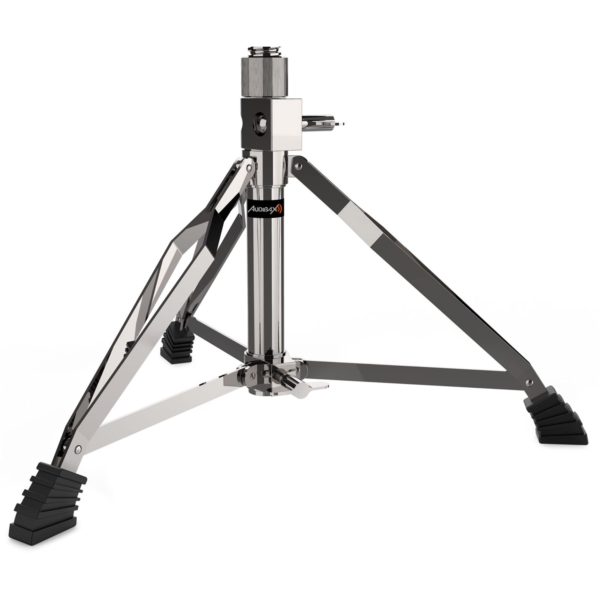 Audibax DT20 - Taburete para Batería - Ajustable en Altura - Sillín para Batería Acolchado - Forma en Trípode con Patas Antideslizantes - Asiento Ergonómico con Acabados