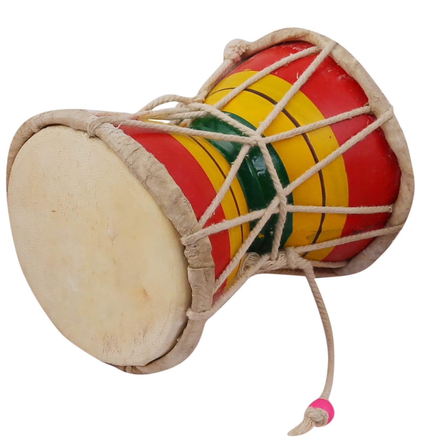 Blue Panther Handmade Damroo Shiva Damru Pooja Musical Damaru (5inch)-image-28