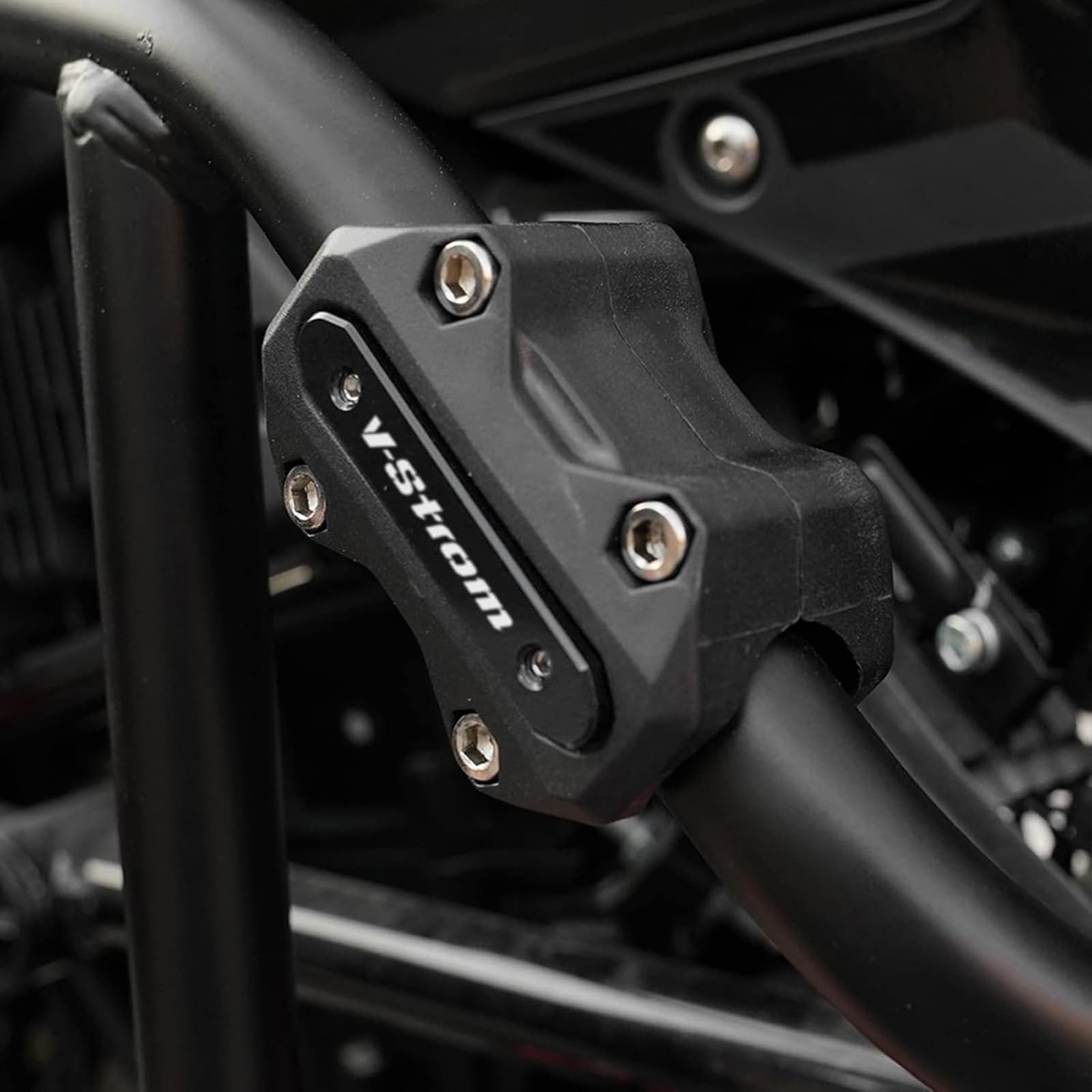 Pour Suzuki V-Strom 650 / XT DL650 DL1000 V Strom 1000 / XT Vstrom 1050 / Pare-chocs de moto Crash Bar Slider (Noir)