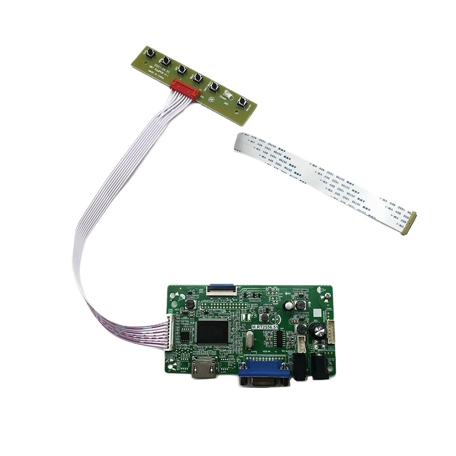 Scheda Driver EDP For NT156WHM‑N32 Con Porte HDMI VGA | Kit monitor NT156WHM‑N34 N42, scheda controller schermo LCD‑LED(NT156WHM-N32)