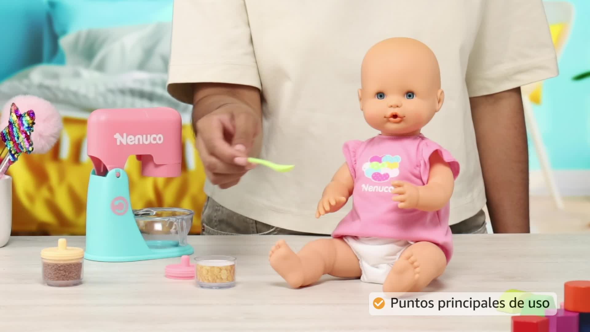 Gabby's Dollhouse Nenuco Merienditas, Prepara Batidos Con La