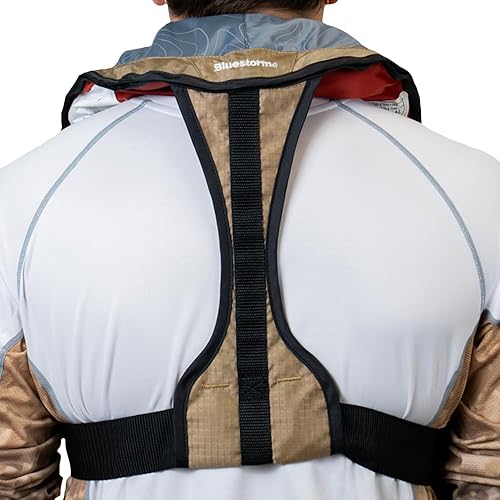 Miniatura 53 de BLUESTORM Stratus 35 Chaleco salvavidas inflable PFD para adultos Guardacostas de Estados Unidos (USCG) aprobado por la Guardia Costera