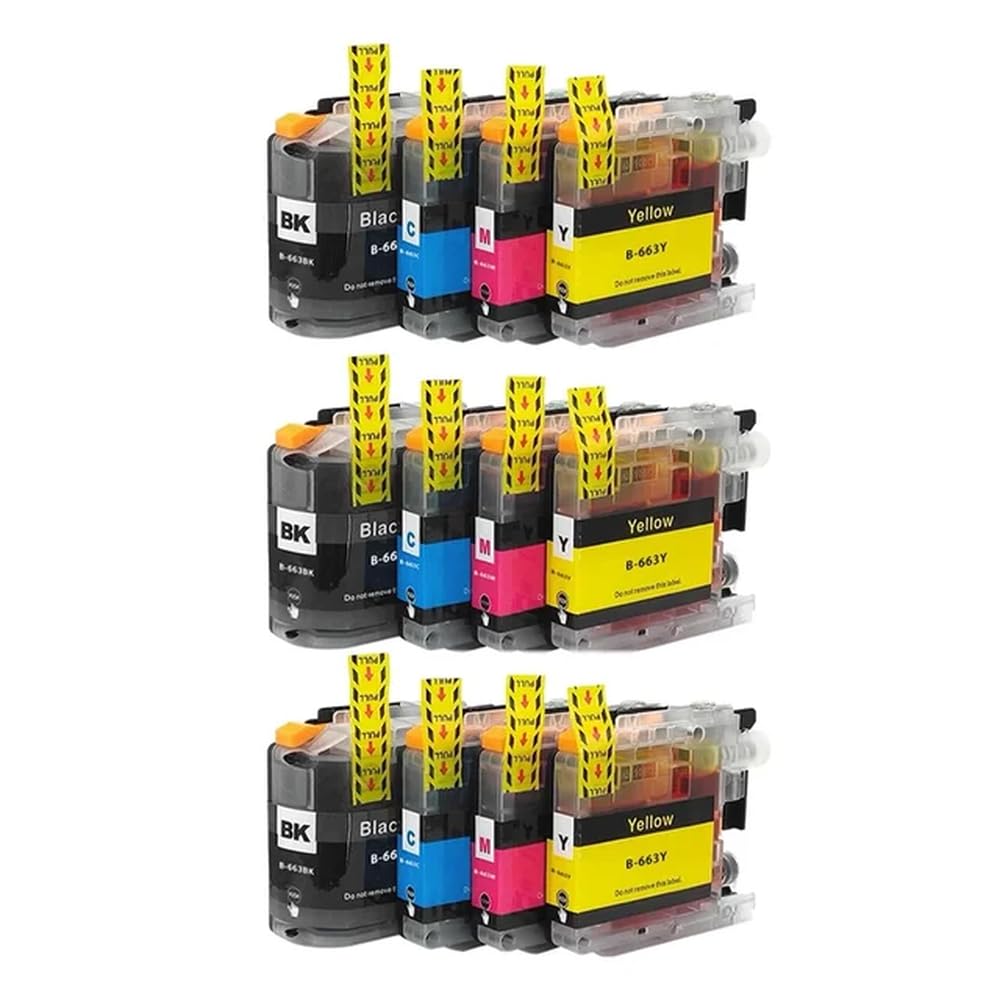 Cartucho de Tinta LC669 LC665 LC669XL LC665XL Compatible con Impresora de inyección de Tinta a Color MFC J2320 MFC J2720 665 669(3SET)