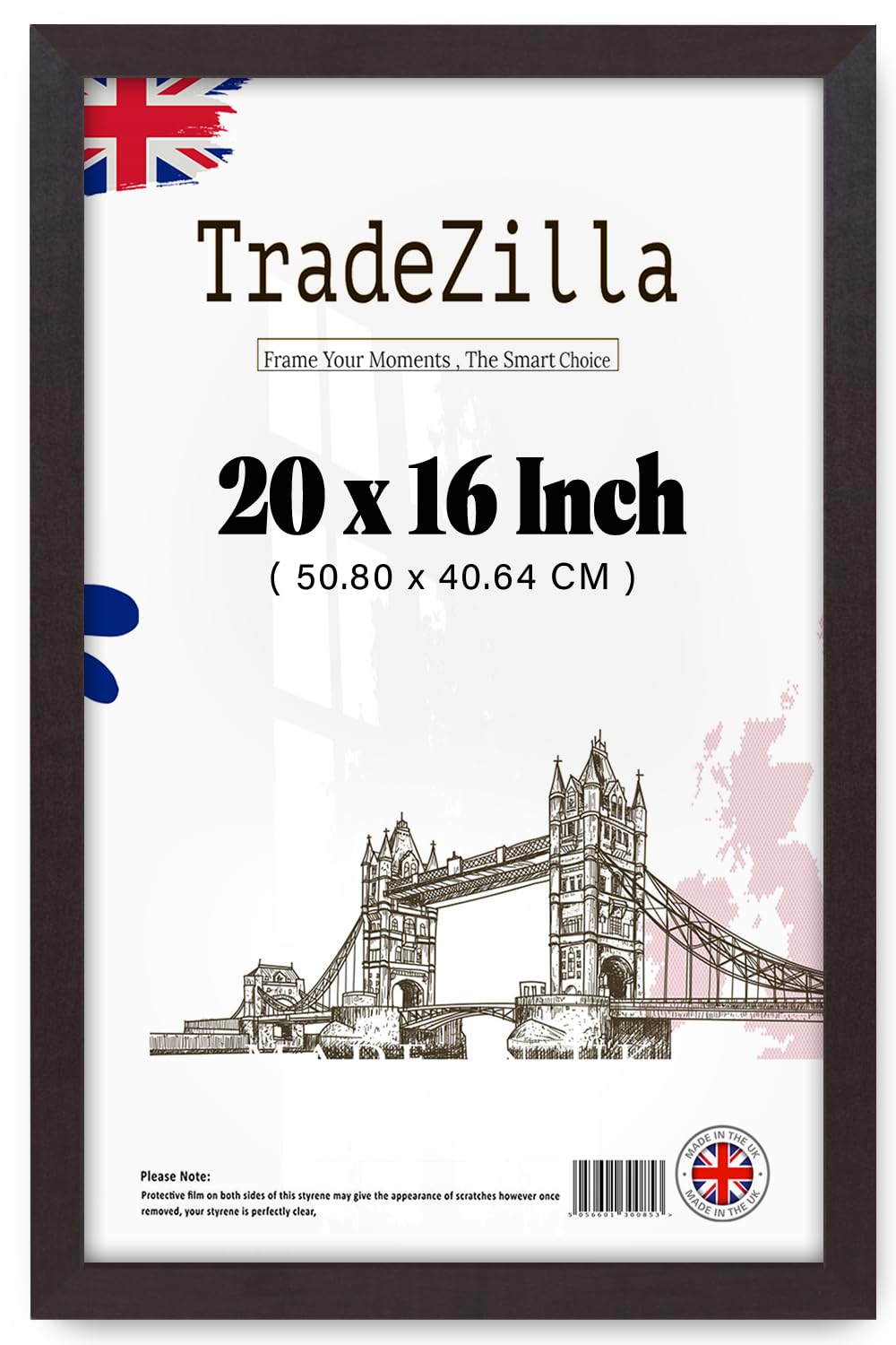 Tradezilla Mahogany | 508 X 406.4 Mm Engineered Wood Poster Frame 20 X 16 Art Prints, Photos Holiday Gifts& Home Décor 40.64 X 50.80 Cm [ ]