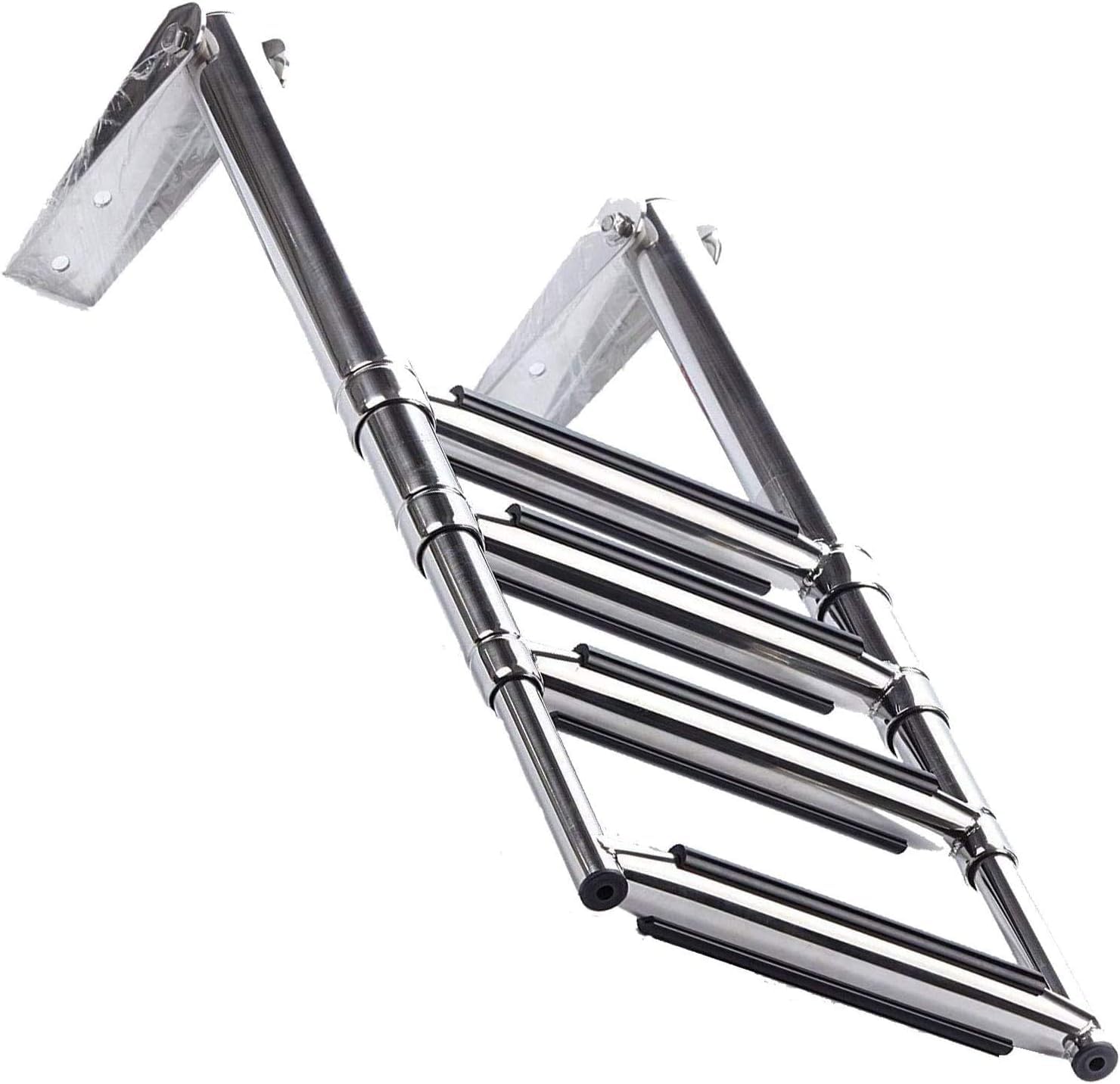 TREPPE Échelle Pliable en Acier Inoxydable, Accessoires Bateau, Yacht 4 Marches
