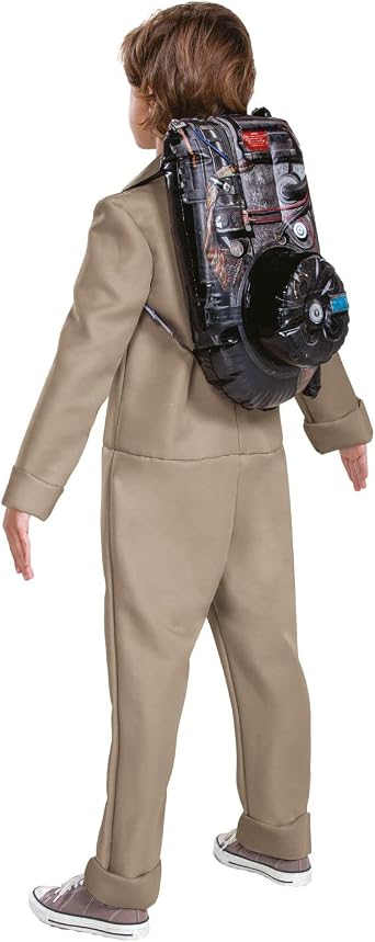 Ghostbusters Proton Pack, Official Ghostbusters Afterlife Costume Accessory, Kids Size Inflatable Pack with Wand Multicolored