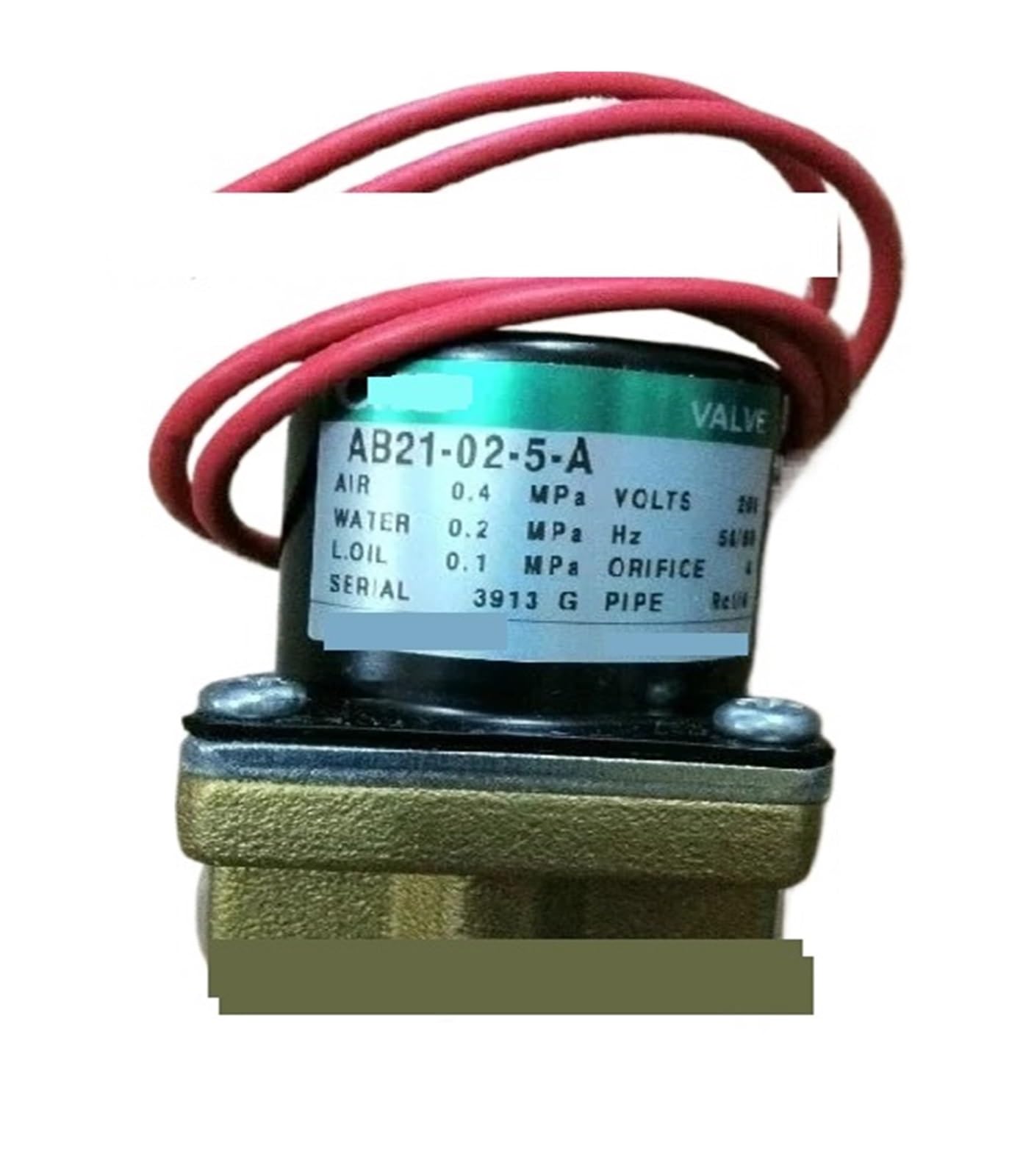 BACYDLPL Solenoid valve AB21-02-5-A-DC24V Direct acting 2 port solenoid valve (general purpose valve)