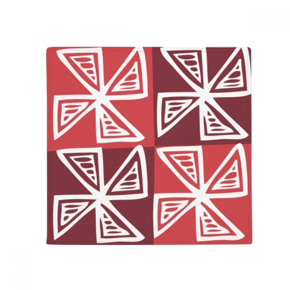 Tapis de sol moulin à vent rouge Mexique totems de civilisation ancienne antidérapant 80cm
