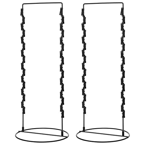 Estante para aperitivos con clip para encimera, estante para papas fritas, soporte para bolsas de chips de caramelo, soporte para bolsas de 2 hebras