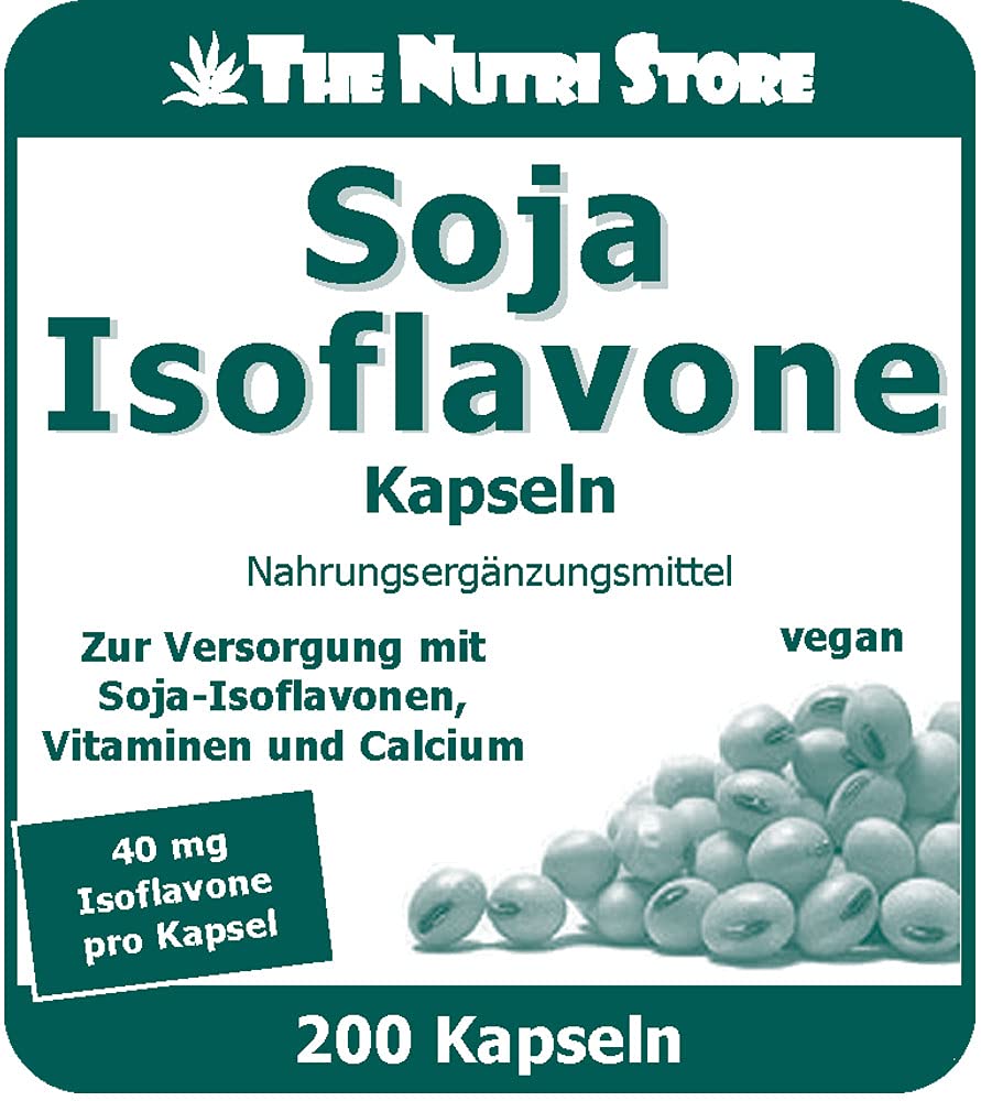 Soja Isoflavone 40 mg vegane Kapseln 200 Stk.