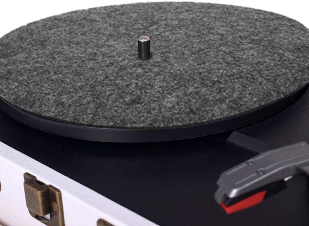 Bnineteenteam Turntable Platter Mat Turntable Record Player Pad for Phonographs Flat Soft Mat Record Slipmat Mat Pad