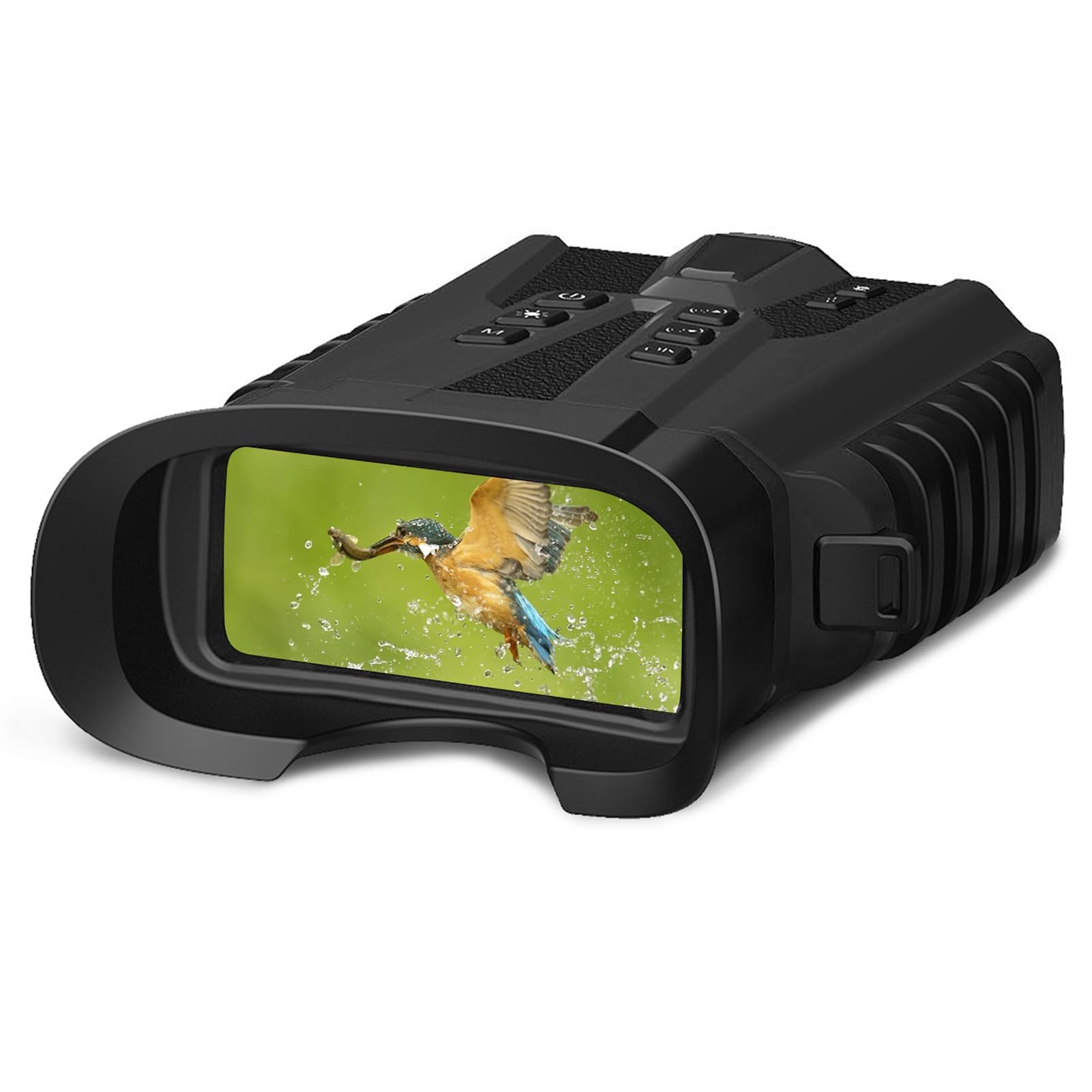 Jumelles de vision nocturne 500 m zoom optique 4x numérique 8x rechargeable 5200 mAh observation oiseaux camping chasse