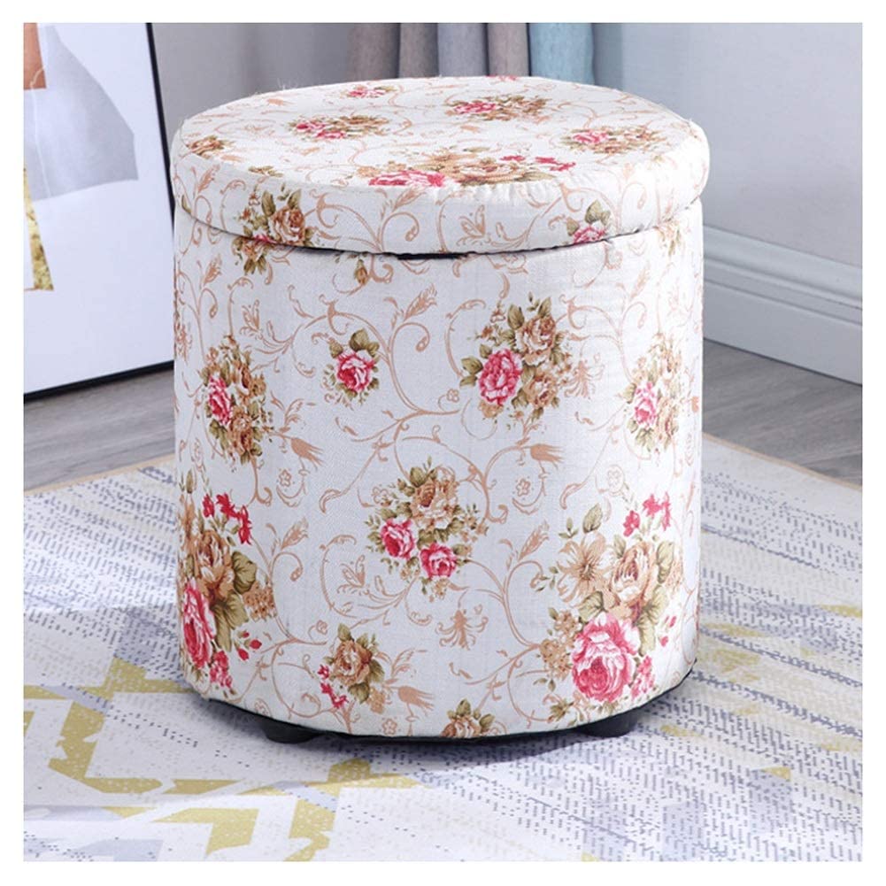 Canapé tabouret banc en bois multifonction avec coffre de rangement