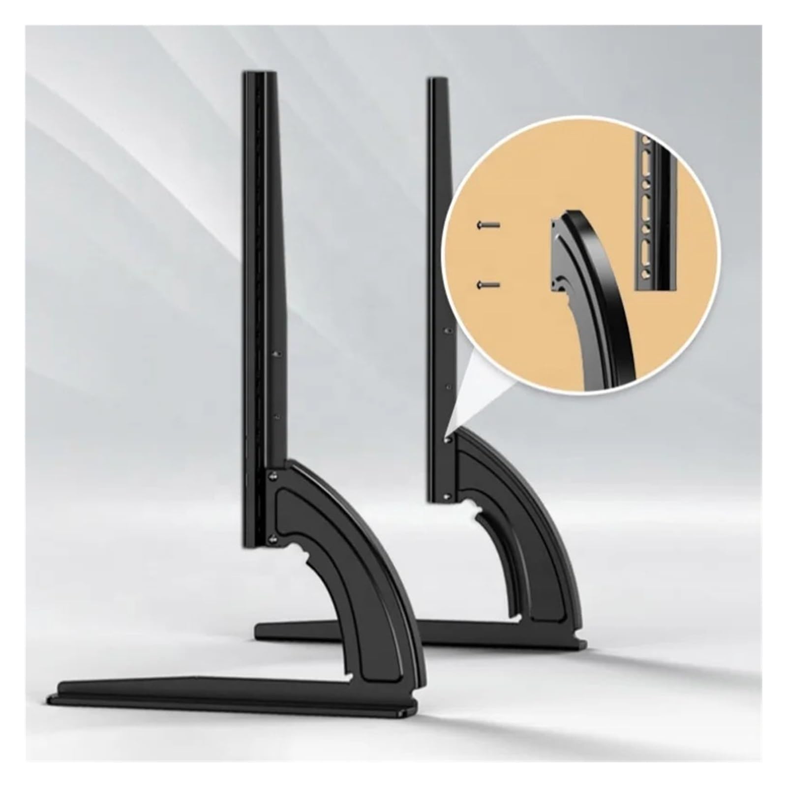 Soporte universal para TV de mesa con ajuste de altura, compatible con la mayoría de televisores LCD LED de pantalla plana de 32 a 75 pulgadas