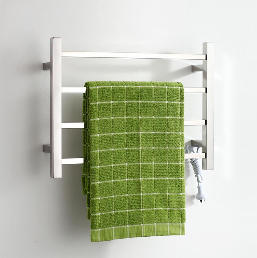 Calentador de toallas eléctrico y radiador de baño de tubo cuadrado 9023