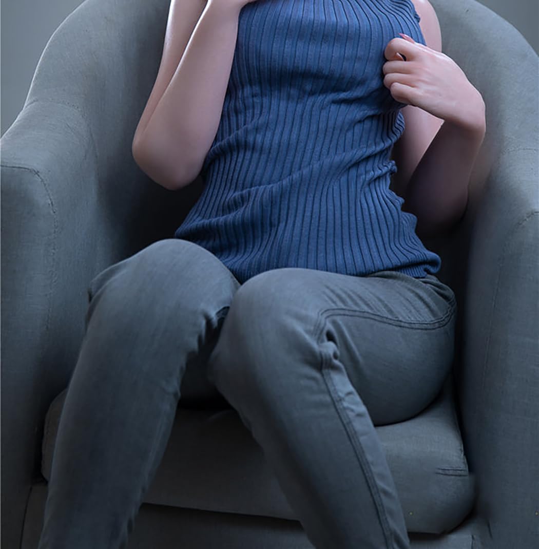 Life Size Sex Dolls Silicone Sex Doll, Sexy Love Toys Sex Doll for Men with Jelly Breast Metal Movable Skeleton