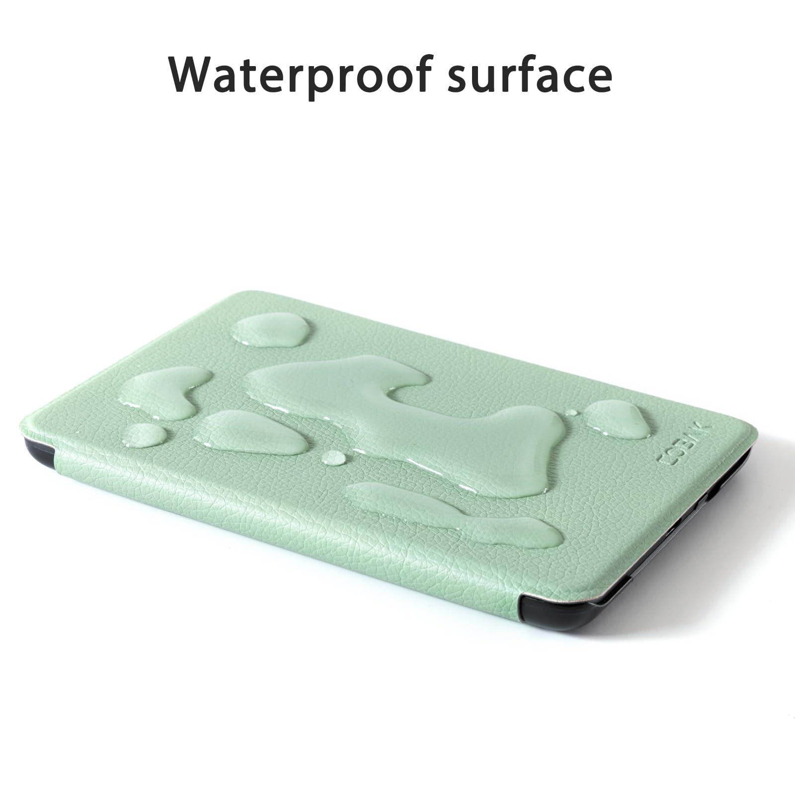 CoBak Case for 6" Kindle 11th Generation 2024/2022 & International Version, Premium PU Leather Smart Cover with Auto Sleep/Wake for 6" E-Reader, Matcha Green — view 7