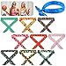 SATINIOR 10 Pieces Ice Cooling Scarf Cool Scarf Neck Wrap Bandana Ice Scarf Cooling Scarf Wrap Cooling Neck Scarf Ice Scarf Neck Wrap Summer Neck Wrap Bandana Cooling Scarf