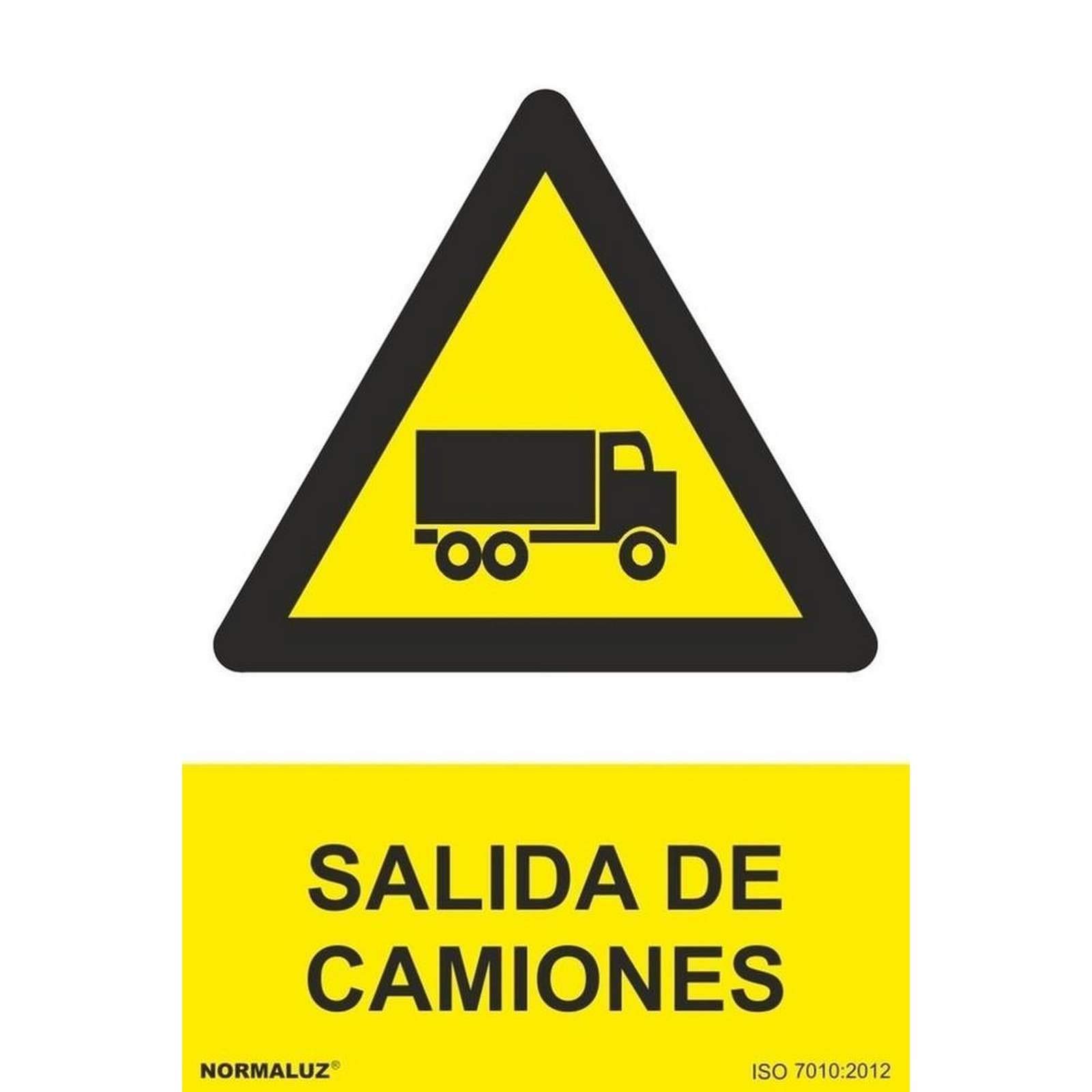 Normaluz RD30023 - PVC Glasspack Truck Exit Sign 0.7 mm 21 x 30 cm