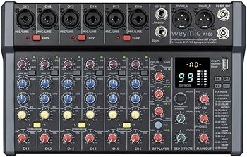 Amazon.com: Weymic A-Series Professional Mixer for Recording DJ