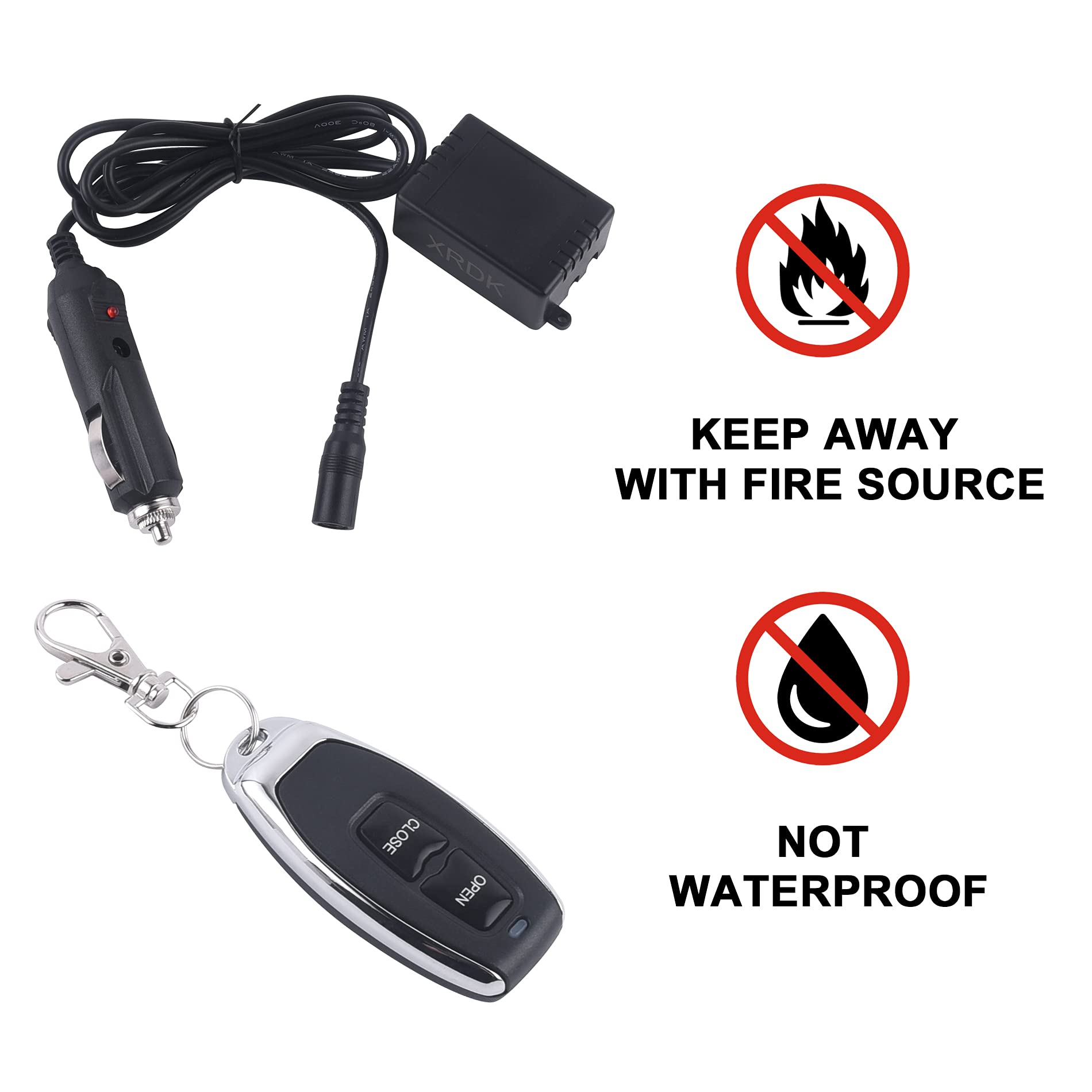 EVIL ENERGY Wireless Remote Kit For Electric Exhaust Cutouts - Replacement Controller