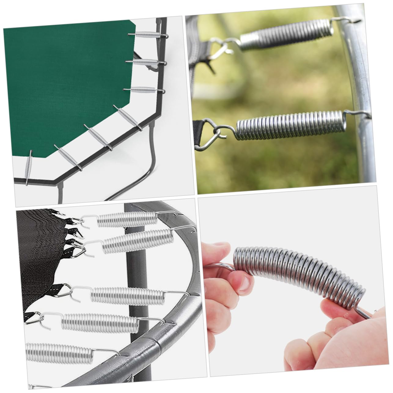 Anneome 10stücke Ersatz-trampolinfedern Verzinkte Stahl-universalfeder Metall-Trampolin-werkzeugzubehör Robuste Trampolin-ersatzfedern Ersatz-trampolinfedern