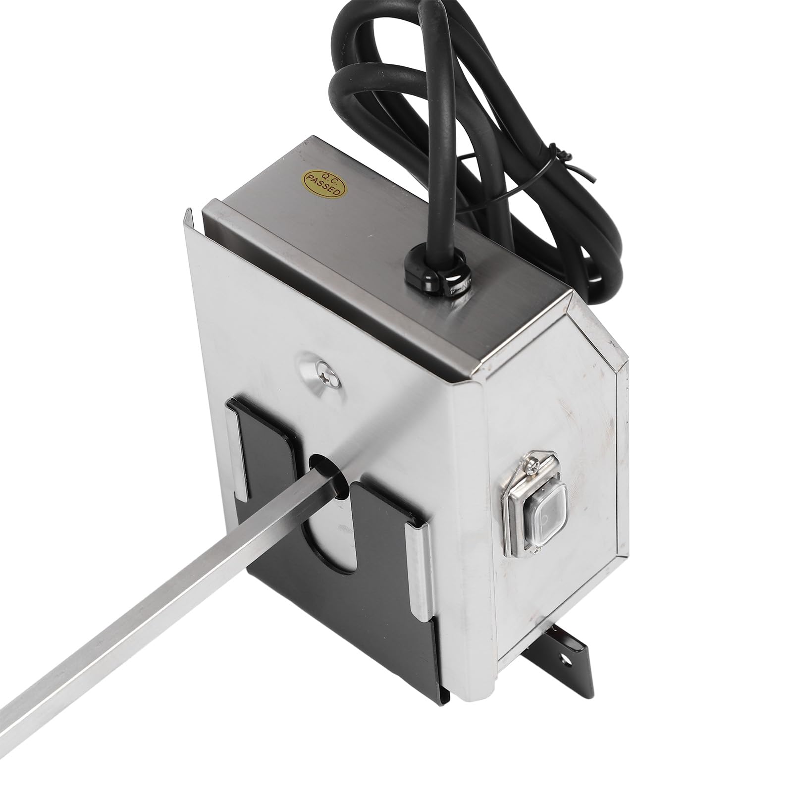 Girarrosto Elettrico, Kit Griglia Girarrosto, Kit Girarrosto Griglia Universale Acciaio Inossidabile 304 52,4 Pollici Capacità di Carico 33 Libbre Kit Barbecue Rotante (Spina